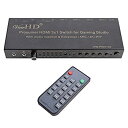 【中古】【輸入品・未使用】ViewHD Prosumer HDMI 3x1スイッチ | 4K@30Hz HDMI v1.4 | MIC オーディオインジェクション / コンバイナー | HDMIオーディオエクストラクター |