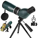 【中古】【輸入品・未使用】MaxUSee 20-60x60 ズーム HD スポッティングスコープ 三脚 キャリーバッグ 電話アダプター付き BAK4プリズム フ...