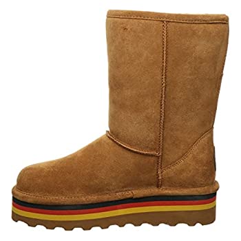 【中古】【輸入品・未使用】BEARPAW レディース レトロ エルショートプラットフォームブーツ US サイズ: 7 カラー: ブラウン【メーカー名】BEARPAW【メーカー型番】Retro Elle Short【ブランド名】BEARPAW【商品説明】BEARPAW レディース レトロ エルショートプラットフォームブーツ US サイズ: 7 カラー: ブラウン当店では初期不良に限り、商品到着から7日間は返品を 受付けております。こちらは海外販売用に買取り致しました未使用品です。買取り致しました為、中古扱いとしております。他モールとの併売品の為、完売の際はご連絡致しますのでご了承下さい。速やかにご返金させて頂きます。ご注文からお届けまで1、ご注文⇒ご注文は24時間受け付けております。2、注文確認⇒ご注文後、当店から注文確認メールを送信します。3、配送⇒当店海外倉庫から取り寄せの場合は10〜30日程度でのお届けとなります。国内到着後、発送の際に通知にてご連絡致します。国内倉庫からの場合は3〜7日でのお届けとなります。　※離島、北海道、九州、沖縄は遅れる場合がございます。予めご了承下さい。お電話でのお問合せは少人数で運営の為受け付けておりませんので、メールにてお問合せお願い致します。営業時間　月〜金　10:00〜17:00お客様都合によるご注文後のキャンセル・返品はお受けしておりませんのでご了承下さい。