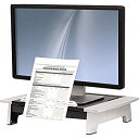 【中古】【輸入品・未使用】Monitor Riser, Height/Tilt Adjustable, Storage Drawer, Copyholder (...