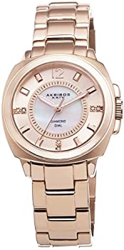 【中古】【輸入品・未使用】Akribos XXIV Women's AK668RG Lady Diamond Rose Gold-Tone Bracelet Watch 【中古】【輸入品・未使用】Akribos XXIV Women's AK668RG Lady Diamond Rose Gold-Tone Bracelet Watch