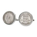 【中古】【輸入品・未使用】1946英語六ペンスCufflinks Gift???71st誕生日ギフト