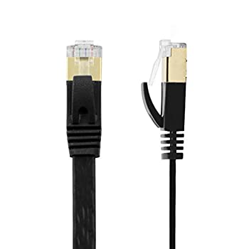 【中古】【輸入品・未使用】Buhbo cat7フラットイーサネットケーブルシールドSTPネットワークケーブルrj45?Snagless 32?AWG Cat 7 5 ft (24-Pack) BUB-CAT7-FLT-5FT-BLK-2