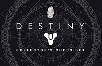 USAOPOLY Destiny チェスセット | Destiny 2 ビデオゲーム チェスゲーム | 32個のカスタム彫刻コレクションフィギュアチェスピースとカスタムチ