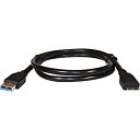【中古】【輸入品・未使用】Steren 6フィート USB 3.0 AオスからマイクロBオス cRUusケーブル ブラック