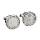【中古】【輸入品・未使用】1959英語六ペンスCufflinks Gift???58th誕生日ギフト