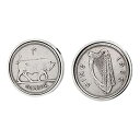 【中古】【輸入品 未使用】51st誕生日 1966 Irish Shilling Cufflinks