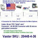 【中古】【輸入品・未使用】superecable???20448???UDMA 40?/ 80ラウンドIDE / EIDE / ATA HDDデータケーブル、3ドライブ36?cm???イエロー(2)