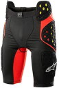 【中古】【輸入品・未使用】Alpinestars メンズ Sequence Pro オートバイ 自転車 ライディングショーツ ブラック/レッド XL