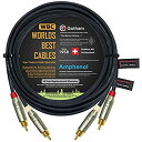 【中古】【輸入品・未使用】30 フィート RCA ケーブル ペア - Gotham GAC-4/1 (ブラック) スタークアッドバランスオーディオ相互接続ケーブ...