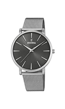 【中古】【輸入品・未使用】ステンレス鋼の革紐F20475 / 4が付いているFestinaレディースアナログの水晶腕時計 【中古】【輸入品・未使用】ステンレス鋼の革紐F20475 / 4が付いているFestinaレディースアナログの水晶腕時計