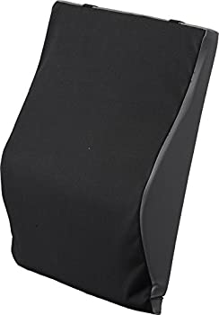 yÁzyAiEgpzNOVA Medical Products Foam Back Wheelchair Cushion with Lumbar, Black, 16 Inch, 1.6 Pound by NOVA Medical Products