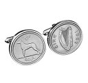 【中古】【輸入品・未使用】Lucky Irish六ペンスのカフスボタンmen-ハンドメイド純正アイルランドCoin Cufflinks???100?%満足
