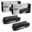 【中古】【輸入品・未使用】LD Products 互換トナーカートリッジ HP 410X CF410X 大容量 ブラック 2個パック Laserjet M377...
