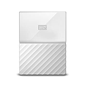 【中古】【輸入品・未使用】WD HDD ポータブル ハードディスク 2TB USB3.0 ホワイト 暗号化 パスワード保護 ( PS4 / PS4pro 対応) 3年保証 My Passport WDBYFT0020BWT-WESN