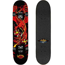 【中古】【輸入品・未使用】【POWELL PERALTA パウエル コンプリート】GOLDEN DRAGON FLYING DRAGON【7.3 x 30.75】NO5 (7.3インチ, コンプリート)