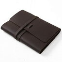 【中古】【輸入品 未使用】クラシックPlain詰め替え可能レザーJournal withストラップペンループハンドメイド空白Linedクラフト紙a5 withギフトボックス ブラウン