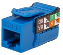 【中古】【輸入品・未使用】cat6?rj45?Keystoneジャック、V - Maxシリーズ???ブルー色???(50パック)