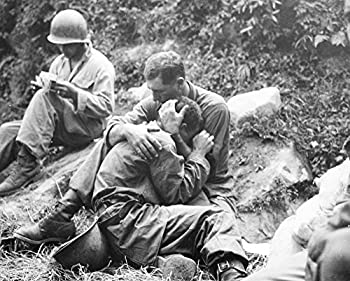 【中古】【輸入品・未使用】朝鮮戦争 1950年 ナン アメリカ歩兵 戦闘中の友人の死を学ぶ 1950年 ポスタ..