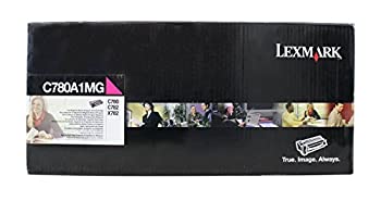 Original Lexmark C780A1MG 6000 Yield Magenta Toner Cartridge - Retail