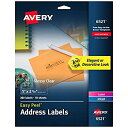 【中古】【輸入品・未使用】Avery (エイブリィ) 光沢 透明 アドレスラベル シュアフィードテクノロジー