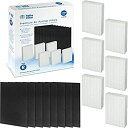 【中古】【輸入品・未使用】Fette Filter - プレミアム HEPA交換用フィルター 6個パック プレカットされた活性炭プレフィルター8個入り HPA3...
