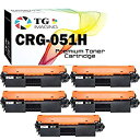 【中古】【輸入品・未使用】TG Imaging 互換カートリッジ 051H トナーカートリッジ 5個パック 超高収率 Canon 051用(2)