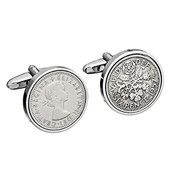 【中古】【輸入品・未使用】1957英語六ペンスCufflinks Gift???60回誕生日ギフト 【中古】【輸入品・未使用】1957英語六ペンスCufflinks Gift???60回誕生日ギフト