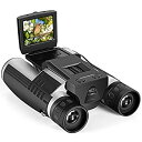 【中古】【輸入品・未使用】Camonity 5M 2インチ LCD 16GB デジタル双眼鏡 カメラ付き 12倍ズームビデオ フォトレコーダー ビデオカメラ バ...