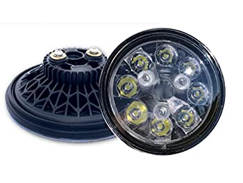 楽天スカイマーケットプラス【中古】【輸入品・未使用】Aero-Lites.com 高性能2100ルーメン LED PAR36 シールドビーム 直接交換ランプ | 12/28VDC対応 （着地（スポットビーム10°））