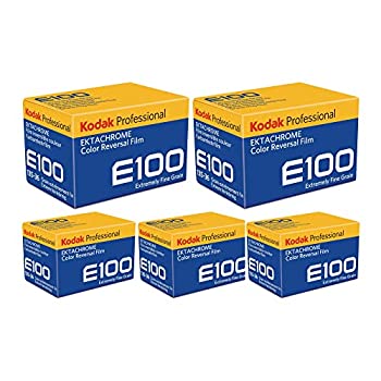 楽天スカイマーケットプラス【中古】【輸入品・未使用】Kodak Professional Ektachrome E100 カラーフィルム 5枚パック （35mm 36枚撮り）