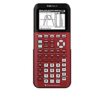【中古】【輸入品 未使用】Ti-84 Plus CE カラーグラフ関数電卓 レッド