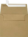 【中古】【輸入品・未使用】A7 Invitation Envelopes w/Peel & Press (5 1/4 x 7 1/4)- Grocery Bag...
