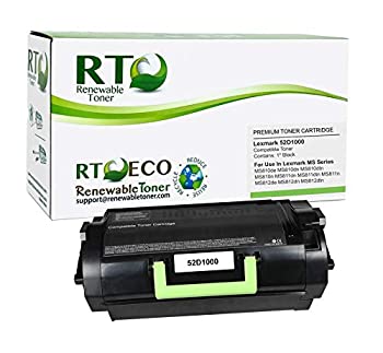 Renewable Toner 互換トナーカートリッジ Lexmark 521 52D1000 MSシリーズ MS810 MS811 MS812交換用