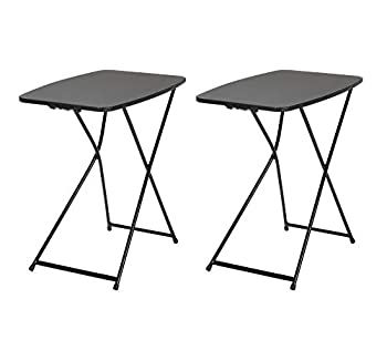 楽天スカイマーケットプラス【中古】【輸入品・未使用】CoscoProducts COSCO 18 x 26 Indoor Outdoor Adjustable Height Personal Folding Tailgate Table, Black, 2 Pack Black