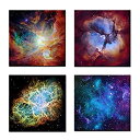 【中古】【輸入品・未使用】Kreative Arts - キャンバスプリントウォールアート 宇宙雲 オリオン星雲とカニ星雲 モダン 壁装飾 ストレッチギャラリー...