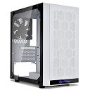【中古】【輸入品・未使用】Silverstone SST-PS15W-G 【白+強化ガラスウィンドウ】 マイクロATX ミニDTX メッシュフロントパネル スチ...