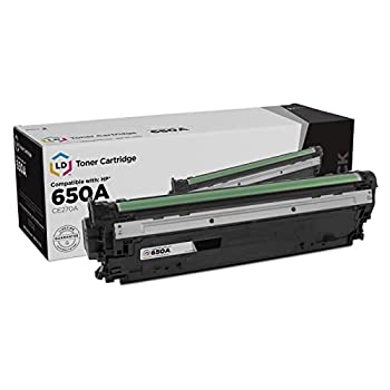 楽天スカイマーケットプラス【中古】【輸入品・未使用】LD テつゥ Remanufactured Replacement Laser Toner Cartridge for Hewlett Packard CE270A （HP 650A） Black by LD Products