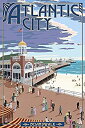 【中古】【輸入品・未使用】Atlantic City、新しいジャージー???Boardwalk 24 x 36 Giclee Print LANT-46697-...