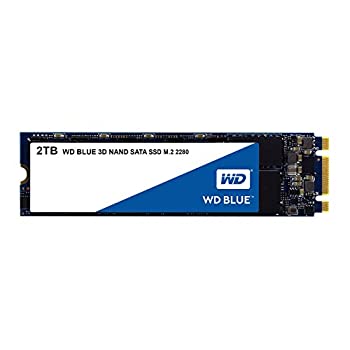 【中古】【輸入品・未使用】WD 内蔵SSD M.2-2280 / 2TB / WD Blue 3D / SATA3.0 / 5年保証 / WDS200T2B0B