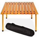 【中古】【輸入品・未使用】Best Choice Products 28x28インチ 折りたたみ式 屋内 屋外 多目的 ポータブル 木製テーブル ピクニック キャンプ ビーチ テールゲート パティオ