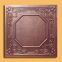 【中古】【輸入品・未使用】アンティーク天井Inc???Lisbona銅ブラウン???Styrofoam天井タイル(パッケージ10のタイル)