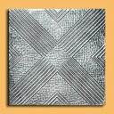 【中古】【輸入品・未使用】アンティーク天井Incマルタ???シルバーブラック???Styrofoam天井タイル(パッケージ10のタイル)(3)