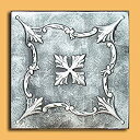 【中古】【輸入品・未使用】アンティーク天井Inc???Saratovシルバーブラック???Styrofoam天井タイル(パッケージ10のタイル)