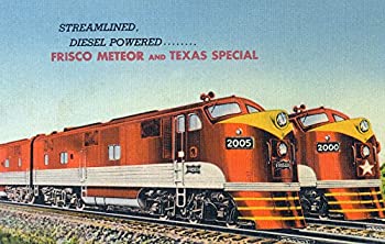 yÁzyAiEgpzTexas???View of the Frisco Meteor and Texas Special Trains 36 x 54 Giclee Print LANT-34331-36x54