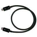 【中古】【輸入品・未使用】QNAP 0.5m Thunderbolt3 Type-C 40Gbps パッシブケーブル