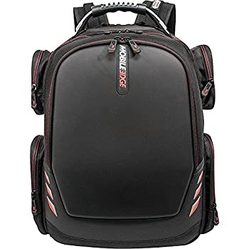 【中古】【輸入品・未使用】モバイルエッジ Mobile Edge - Core Gaming Backpack - 18インチ - ブラック w/レッド トリム MECGBP1