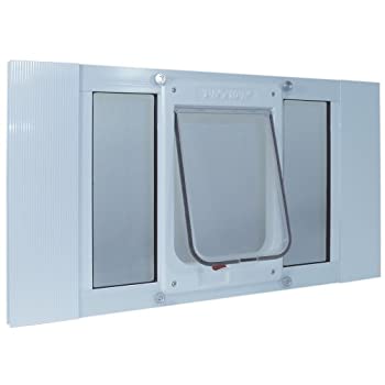 【中古】【輸入品・未使用】Ideal Pet Products Sash Chubby Kat Medium Pet Door, 27 to 32-Inch by I..