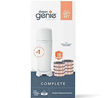 【中古】【輸入品・未使用】Playtex Diaper Genie Baby Registry Gift Set, Includes 1 Diaper Genie Complete Diaper Pail, 8 Diaper Genie Refills and 8 Diaper Genie Ca