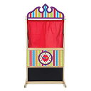 【中古】【輸入品・未使用】Melissa & Doug デラックスパペットシアター - 頑丈な木製構造 - パペットショーシアター 子供用